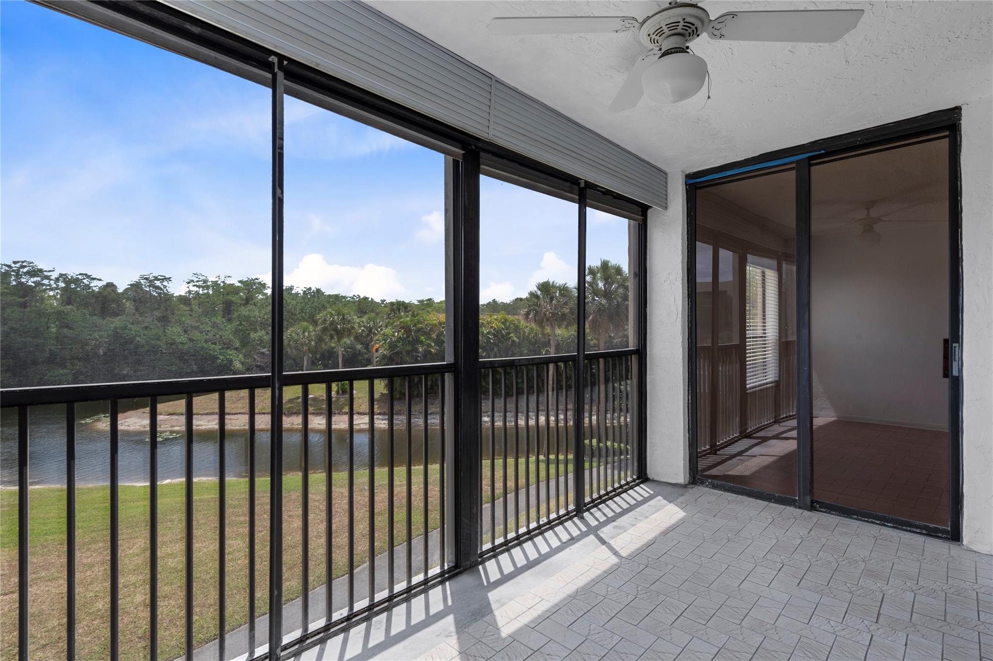 Enjoy serene lake views from this spacious and updated 2-bedroom, 2-bathroom condo located in a secure and well-maintained building. The unit features a desirable split-bedroom floor plan, providing privacy and comfort. The kitchen has been upgraded with modern white shaker cabinets, sleek quartz countertops, and stainless steel appliances. Both bathrooms have been tastefully renovated with contemporary white vanities. Tile and laminate flooring throughout—no carpet! In-unit washer and dryer for added convenience. Storage is located next to the elevator. HOA includes: basic cable, water, sewer, trash removal, elevator, and landscaping. Community amenities: pool, tennis courts, and a clubhouse. This unit is move-in ready and can be rented immediately. HOA requires 650 credit score.