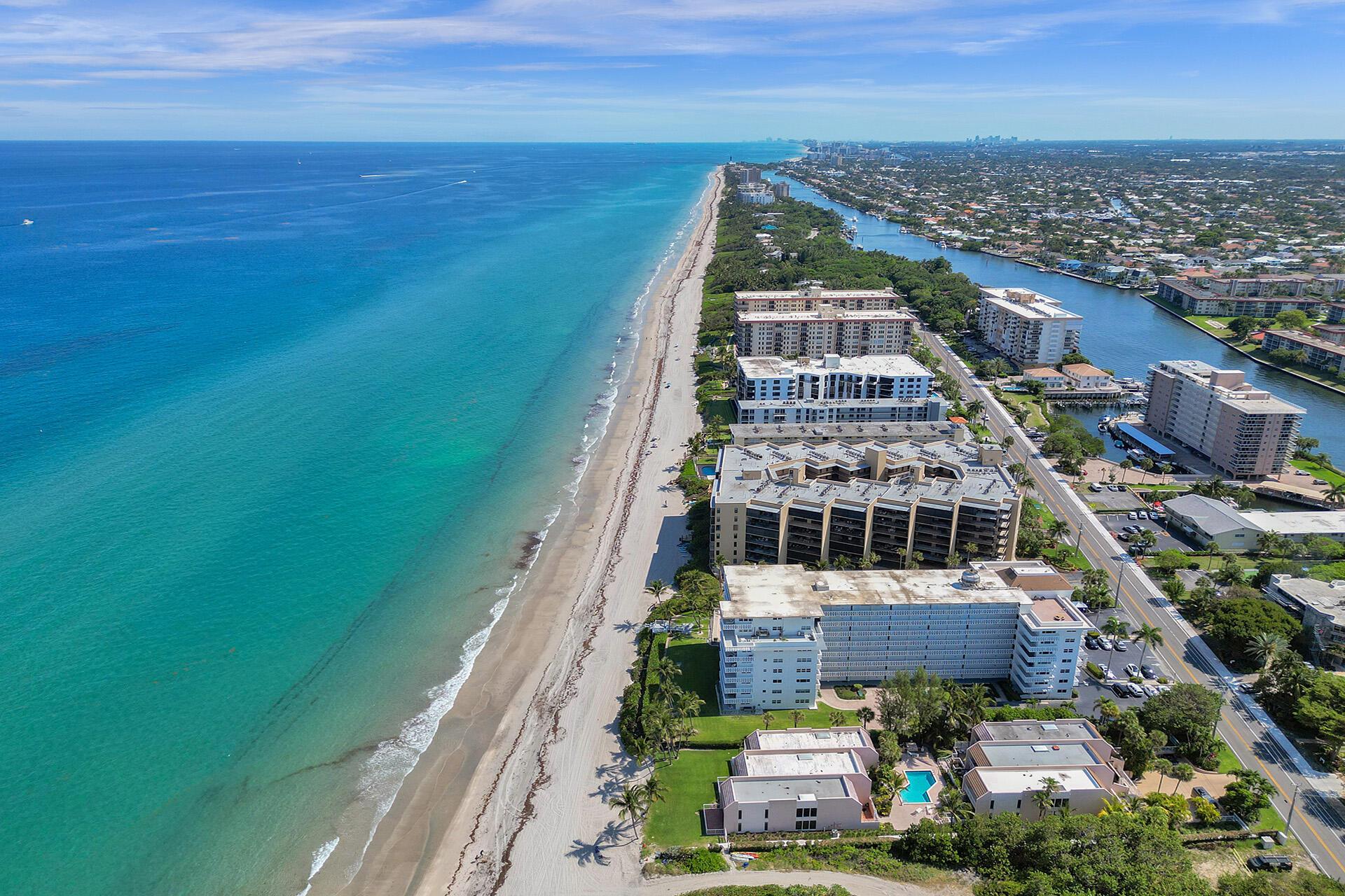 Available for Season November 2025 through May 2026. Fully furnished and turnkey, this direct oceanfront condo offers the ultimate seasonal escape on the exclusive Hillsboro Mile. This beautifully renovated 2-bedroom, 2-bathroom residence places you right on the sand, where each morning begins with sweeping views of turquoise waters.Step outside to a spacious ocean-facing balcony featuring a comfortable sectional, perfect for relaxing or entertaining with the sound of the waves as your backdrop. Just a few steps away, the beach awaits for sunbathing, swimming, or peaceful morning walks along the shoreline. You're also just one mile from the vibrant Deerfield Beach pier and boardwalk, offering shopping, dining, and entertainment options.