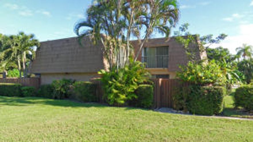 This fully furnished 2 Bedroom 2 1/2 bathroom spacious town home with private quiet location in River Pines is available for an annual lease. Only a short walk or bike ride to the Intracoastal with kayak storage and launch, or just fish from the dock. Boa t ramps also nearby. All ages welcome. 2 reserved parking spots with additional guest parking. 2 Community pools, tennis courts and racquetball/handball courts. Exceptionally well run community with excellent financials. Residents have the option of joining the Miles Grant golf club (just across the street).