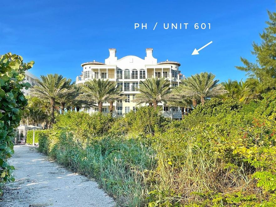 RENOVATION COMPLETE. Exceptional opportunity to own oceanfront penthouse in Palm Beach Shores. Spacious balcony overlooks the unspoiled, deep & wide sandy beach on Singer Island.   Kitchen includes Viking appliances. Upgraded home sound system. Formal dining room w/ expansive wine cooler. Informal dining features banquette w/ ocean view. Primary bedroom w/ ocean views & balcony access. Balcony access from all rooms. Gallery entryway offering ample space to display art collection. Dolce Vita is a boutique luxury building featuring 34 units. Residents enjoy a lush resort like pool area w/ Steven G decorated common areas.  Staffed concierge desk, private lounge, well-equipped fitness center, business center, putting green.