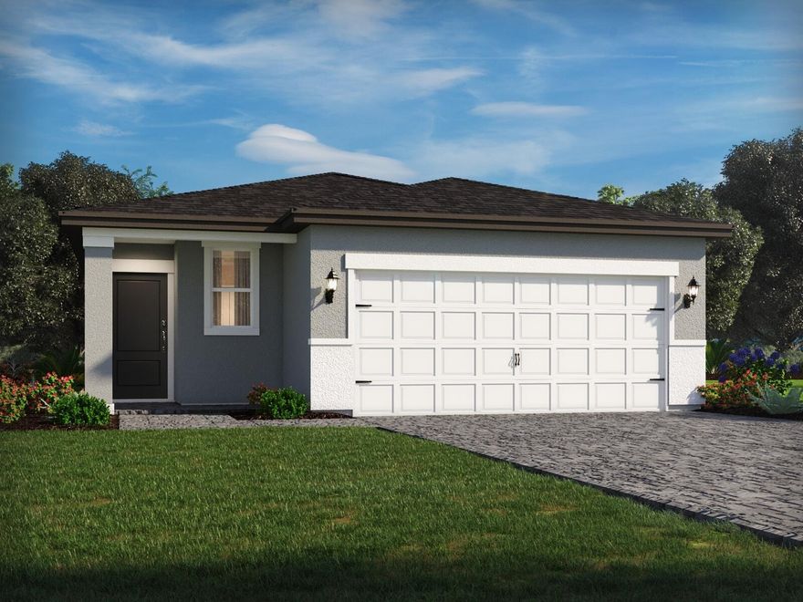 BRAND NEW energy - efficient home Nov 2025! The Canyon floorplan features 1,513 sq. ft. with 3 bedrooms, 2 bathrooms, and a bright, open-concept layout. The modern kitchen includes stainless steel appliances and a spacious island, perfect for entertaining. Enjoy a patio and energy-efficient features throughout. Terra Lago offers resort-style amenities like a clubhouse, pool, and walking trails. With convenient access to both Martin and Palm Beach County, this new community blends small-town charm with modern living.