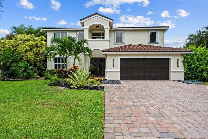 Beautiful waterfront home in one of South Florida's most desirable gated lakefront communities. This stunning two-story residence combines elegant modern upgrades with resort-style outdoor living with pool and Gazebo - perfect for entertaining or enjoying peaceful waterfront sunsets.