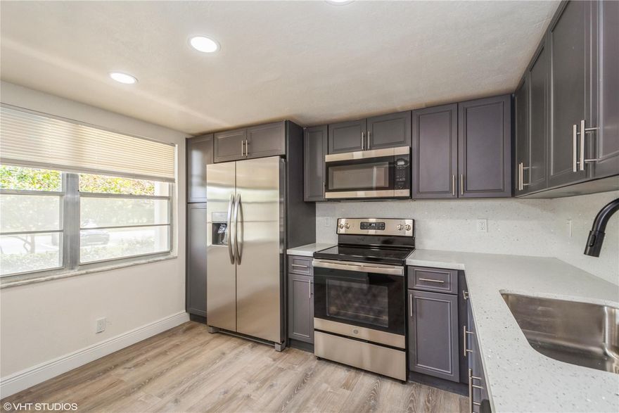 *55 + COMMUNITY* BEAUTIFULLY COVETED FIRST FLOOR UNIT IN SOUGHT-AFTER WYNMOOR'S VICTORIA VILLAGE. FULLY RENOVATED 2/2 W BRAND NEW APPLIANCES. LIVE THE RESORT LIFESTYLE IN AN ACTIVE, SECURED COMMUNITY. ASSOCIATION REQUIRES 20% DOWN, MUST OWN UNIT FOR 2 YEARS BEFORE RENTING. EMOTIONAL SUPPORT PETS OK WITH PROPER DOCUMENTATION, 1 VEHICLE PER RESIDENCE. 30 DAY ASSOCIATION APPROVAL.