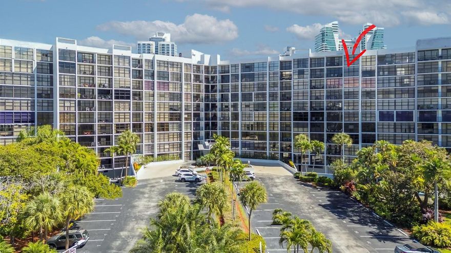 orgeous 2BD/2BA with Stunning City Views! Beautifully renovated with floor-to-ceiling windows and endless city views. Featuring a brand-new kitchen with Quartz countertops, Sub-Zero fridge, and high-end S/S appliances. New A/C, Italian vinyl flooring, and walk-in closets. Upgraded Bathrooms and recessed lighting throughout. Over $75K in upgrades! Prime Three Islands location—minutes to beach, shops, and restaurants. 40 years Certification currently in process.... new elevators, concrete restorations, modernization of electrical panels & HVAC. . Can be rented after 1year of ownership. First lease period must be two years in length and building only allows 10% of the units be leased at one time.