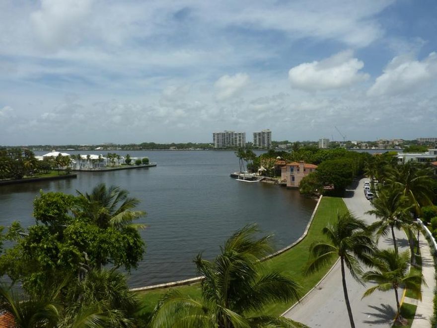 The most Coveted Direct Lakefront Penthouse in Palm Beach situated on Worth Avenue at The Villas... The most Prestigious building in town!  Absolutely amazing views from this Direct Lakefront 3,577 sq.ft. Penthouse with 2,889 sq. foot wrap around terrace with Impact sliders throughout.  Once in a lifetime opportunity to purchase this never before available unit!  One 20 pound pet accepted.