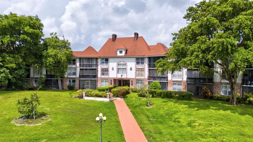 Beautifully maintained 1st-floor condo available for rent in a serene, gated community surrounded by lush landscaping & mature trees. This spacious one-bedroom, one-and-a-half-bath residence features a bright, open living area that flows seamlessly to a screened-in patio, perfect for relaxing. The updated kitchen offers modern cabinetry & lovely quartz countertops. The bedroom includes a ton of closet space, & an ensuite bath. Community amenities include indoor & outdoor pools, fitness center, tennis courts, pickleball courts, clubhouse, & peaceful walking paths. Laundry facilities on second floor. Free private storage on 3rd floor. One assigned parking space #42 plus a plethora of guest parking. Water & sewer included. No age restrictions, 670 credit score min & $40,000 min annual income.