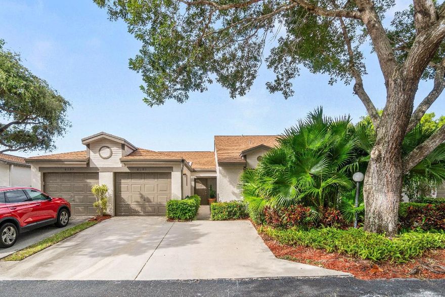 BACK ON MARKET!BUYER FINANCING ISSUE!  CASH OR 25% DOWN REQUIRED! This is a villa with 2 bedrooms and 2 bathrooms with an interior laundry room  plus a1 car garage. It is important to note that the roof has recently been replaced so no issues to worry about.  It is in excellent condition  and is located in an active 55+ community in Boca Raton. It is extremely well maintained and ready for its new owner.   The primary bedroom has new carpet and plenty of closet space. Whisper Walk has  tennis courts,  pickleball courts, handball courts, pool and spa, fitness center, billiards and library .Amenities include internet & cable,  exterior building insurance. Whisper Walk is convenient for shopping and a short distance to Boca Town Center.