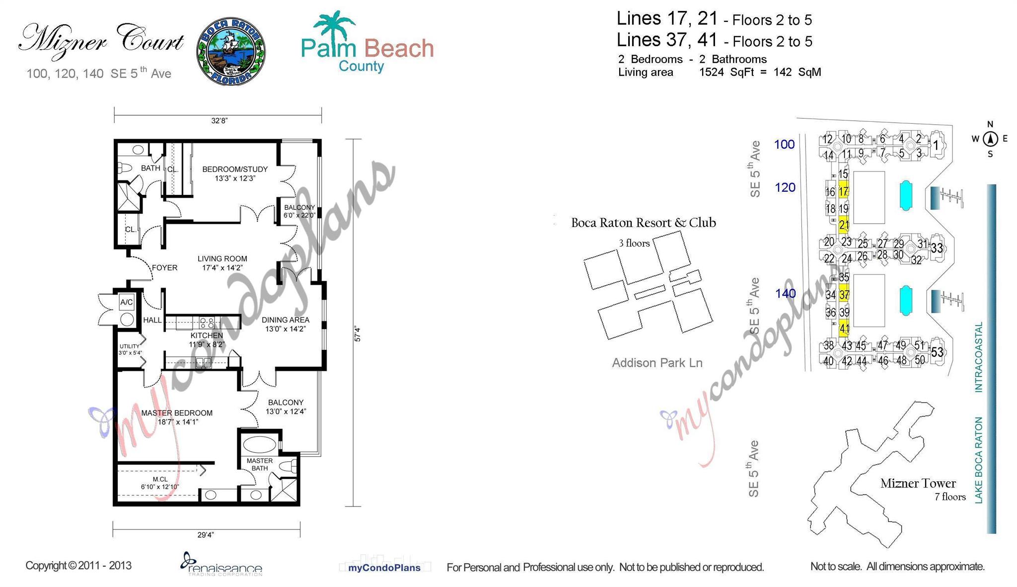 MIZNER COURT - Residential Lease