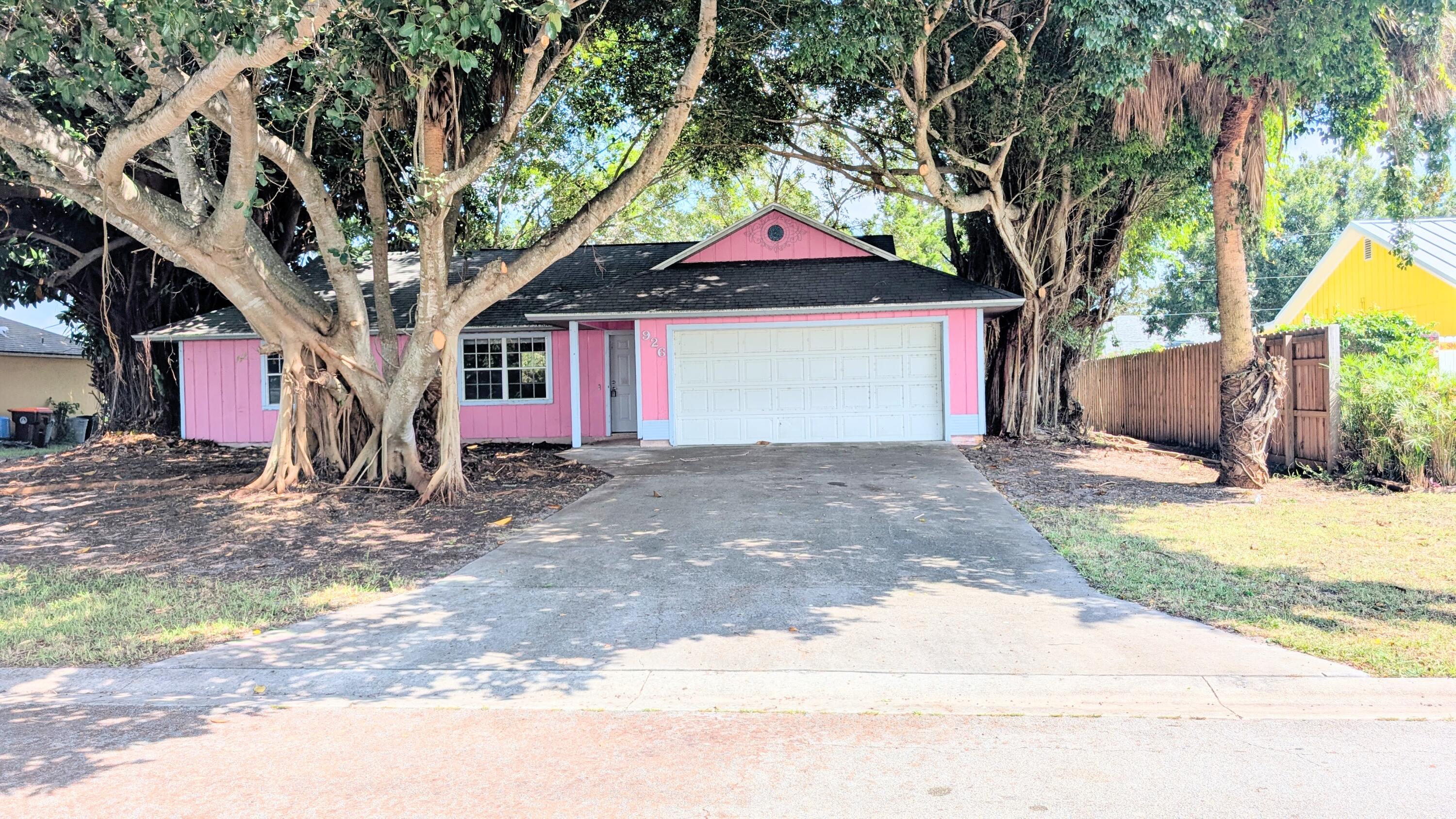 Welcome to this charming 3-bedroom, 2-bath home with a 2-car garage, located on a generous .23-acre lot with a spacious backyard full of possibilities--ideal for playtime, pets, or future outdoor projects. Nestled in a family-friendly neighborhood, this home is zoned for Indian River Academy, Oslo Middle, and Vero Beach High School--all highly regarded schools in the area.Inside, the home offers a functional layout with plenty of natural light. While it could benefit from some updates, it provides a fantastic opportunity to make it your own and create lasting memories. Enjoy the convenience of being centrally located with just a short drive to the beach, parks, shopping, and more.
