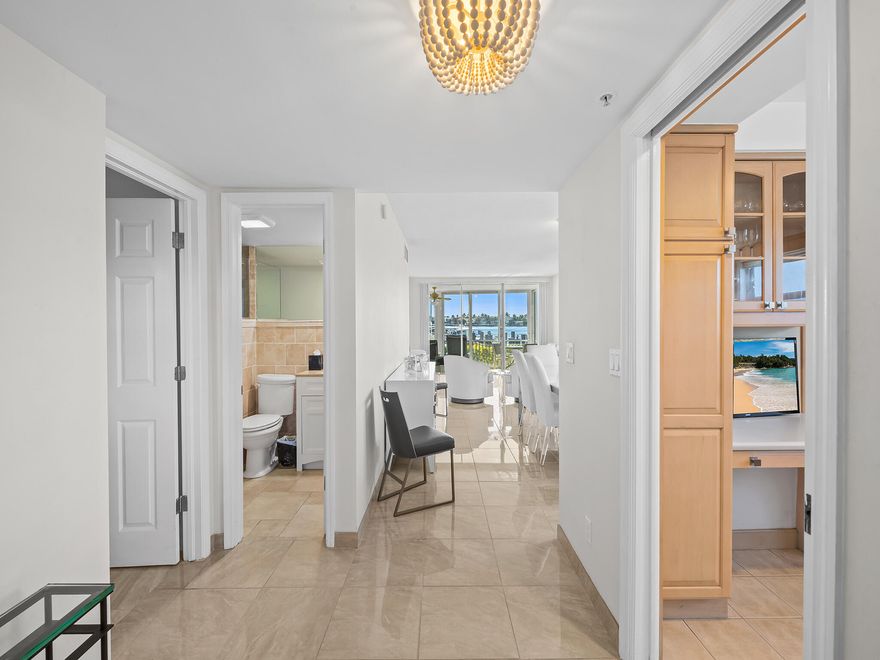 Owner prefers annual lease!  Will consider shorter term at different rate. This is a 55+ community.  Live here all year and feel as though you are living on a cruise!  Watch the sun set as the boats go by.  This corner unit walks right out to the grounds area.  Minimum of 4 months per association. Common laundry.    4 months = $6,500 + tourist tax,  6 months = $4,500 + tourist tax