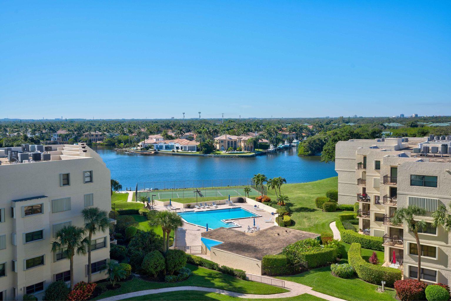 Enjoy amazing intracoastal water views from this spacious, private 2 bedroom + Den condo. Being an end-unit, there is tons of natural sunlight, & lives more like a single-family home w/ close to 1900 square ft of living space. Seamark is located across the street from great restaurants, shopping and a myriad of golf courses. This condo is turn-key and comes w/ full impact glass, making it very quiet & peaceful. Enjoy water views from the living rm, master BR & balcony. Seamark is a boutique condominium, situated directly on the intracoastal, w/ views of multi-million dollar homes & the NPB Golf Course. Come enjoy the South Florida lifestyle and get out of the cold! 4 months at $5500, 6 months at $4850 per month, Annual at $3850 monthly.