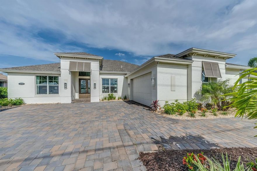 SUMMER/FALL 2022: Located on an Oversized Homesite in the Becker Area,this home boasts 3 Beds + Den, 3 Bath, and a 2.5 Car Side Load Garage. Renton Jem is the best selling home in the St. Lucie Collection. More than 2,500 ac/sf, and has many upgrades, this home is showstopper. The Gourmet Kitchen features Double Wall Ovens and Drop-In Cooktop, Pot and Pan Drawers, 42'' Upper White Cabinets, complete SS Kitchen Appliance ensemble, and Quartz Countertops throughout the home. Upgraded Tile floors throughout the home (3 Bedrooms are Carpeted, but can be upgraded). GHO Homes include: Dual Pane 
Low-E Impact Windows, Fully Sodded Floratam (St. Augustine) yard w/ exceptional Landscaping, Underground Utilities and Irrigation system. Home Under Construction. Photos of Decorated Model Home