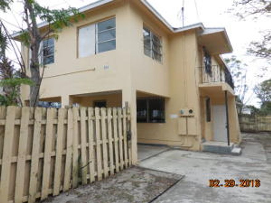 Duplex in close to downtown rental area, CBS,  large yard. One unit first floor, 2nd on 2nd floor. rents 700-800 each.