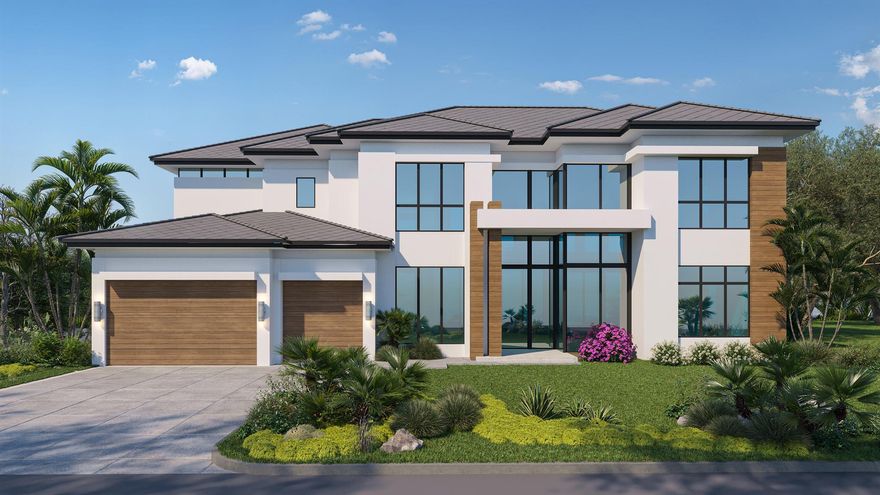 NEW TO MARKET! PRE-CONSTRUCTION PRICING! to purchase this high end luxury  new construction home on 90 feet of deepwater frontage in a protected harbor. This stunning 2-story ''Abaco'' model home by award-winning Ellish Builders is under construction,and features open concept living spaces, club room, loft, elevator, Subzero/Wolf appliances, quartz countertops throughout, impact windows and doors, a smart home system, pool, and so much more.  Enjoy stunning, panoramic views from this final premier lot - located minutes from the Intracoastal, with direct ocean access via the Boca and Hillsboro Inlets. Dock your yacht and live every boater's dream!  Close to the beach, shopping, and restaurants. Scheduled for completion 2022.  View more on line at Little Harbor estates.com