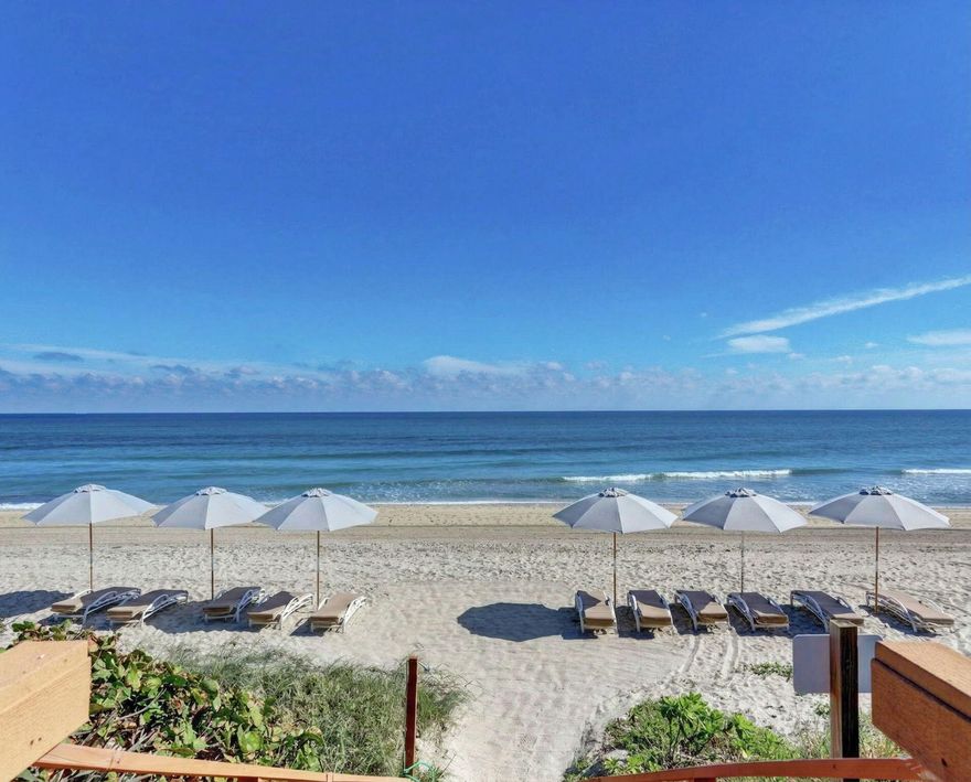 Luxury Living at an amazing price. Renovated Waterfront Condo. This unit has an open floor plan, high end appliances. It's 3 beds and 2 1/2 baths with ample walk in closets.  The oversized balcony has lovely ocean and intracoastal views. There is under building garage space and oversized storage unit. The deeded beach access makes living here effortless. Halcyon has completed its concrete restoration. 24/7 concierge.  Two Har-Tru tennis courts, fitness center and community room. Fully renovated lobby and hallways.  Balconies are glass paneled for the perfect view.  Experience the peace of living in a serene setting while being close to daily conveniences.