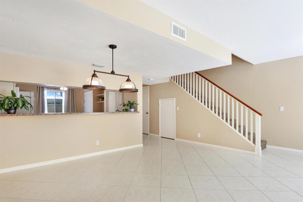 Rarely available 3 bedroom townhome in the well-kept, up & coming community of Riverwalk, a prime Jupiter location off the southwest fork of the Lox River. Open living space, eat-in kitchen, screened-in back patio perfect for relaxation or entertaining, master bedroom with huge walk-in closet, HVAC 4 years old, hardie board exterior. Riverwalk's amenities include gated boat storage (wait list), boat ramp, multiple common docks, kayak slips, recently renovated tennis, pickleball, bocce, badminton & shuffleboard courts, large playground area; three pools with cabana & picnic areas, main pool is saltwater & heated.