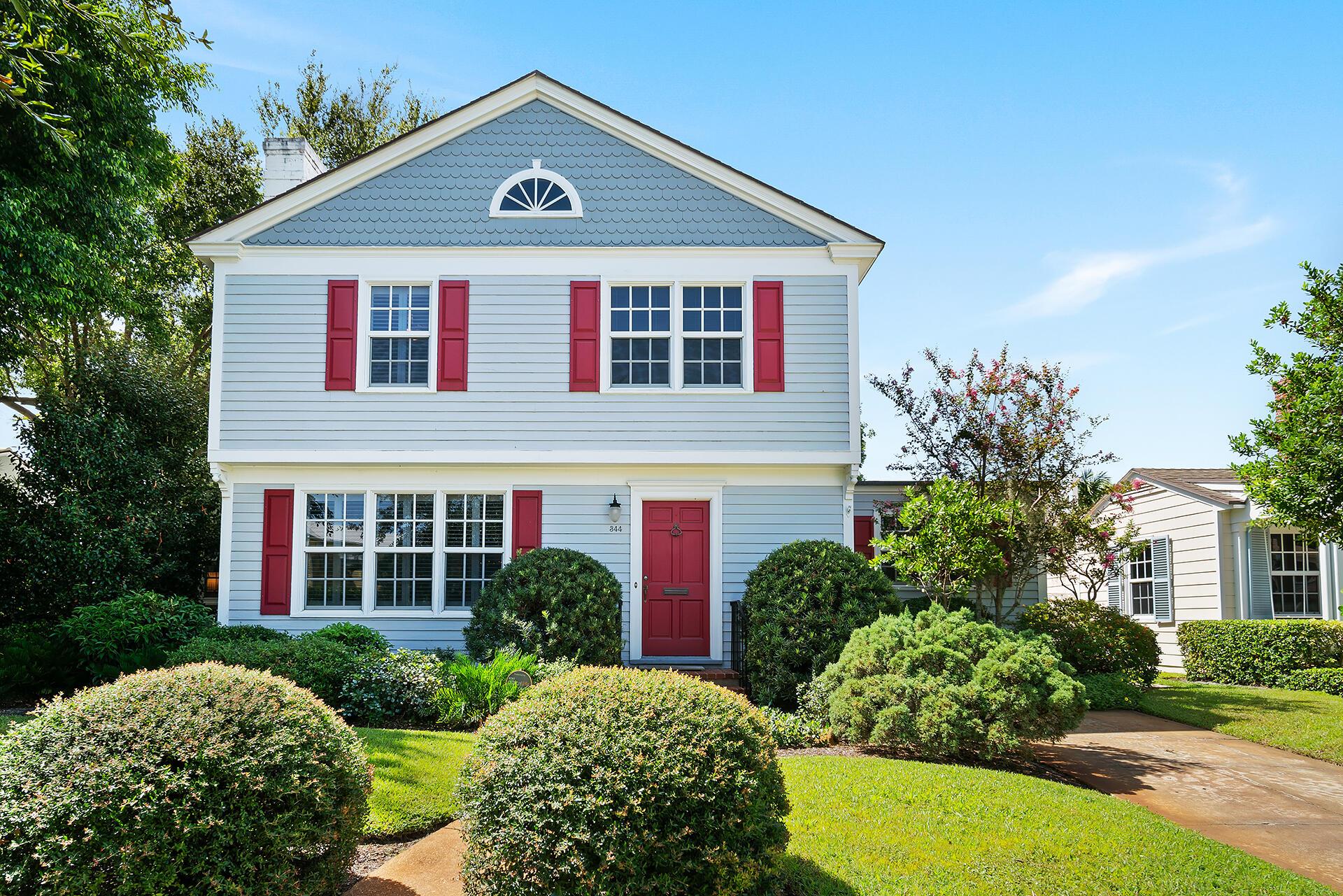On the market for the first time in 40 years, this storybook Colonial in SoSo is full of character & classic appeal. Set on a 7,920 SF lot, this 3BR/2.5BA (1816 SF) home has been meticulously maintained. Pairing timeless finishes with modern comfort, enjoy impact windows, a whole-house generator, hardwood flooring, a wood-burning fireplace, formal dining, a cozy Florida room, cedar closets & classically updated bathrooms. All bedrooms are upstairs. The updated kitchen offers quartz counters, shaker cabinets, & a gas range. A large, covered porch overlooks the beautifully landscaped backyard & butterfly garden, with ample space to add a pool. Walk to the Intracoastal Waterway. Minutes to Palm Beach Island, downtown WPB, world-class dining/shopping, PBI airport, & more.