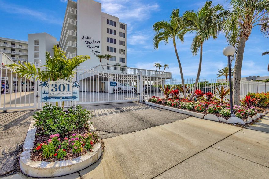 Enjoy stunning intracoastal views from this 5th-floor 2 Bedroom / 2 Bathroom condo in the sought-after Lake Harbour Towers. This well-maintained unit offers a spacious layout with natural light and beautiful water views. Full impact windows & door. Covered parking with gated access. Additional features include same-floor storage, secure entry, and a prime location just minutes from Singer Island, Publix, beaches, parks, and the marina. Don't miss the opportunity to live in a waterfront community close to everything the area has to offer! Truly paradise living at its finest!