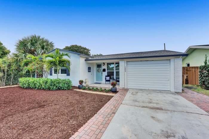This cute cottage style 2 bedroom/2 Bathroom home is cozy and comfortable and Beautifully updated with a one car garage and large private fenced back yard. Fully Furnished and beautifully outfitted . Perfectly located between downtown Lake Worth Beach and downtown West Palm Beach, you get all the best of great dining, schools, shopping, entertainment, sports and transportation. Palm Beach Island is just over the Lake Worth Bridge and is famous for golfing, dining, shopping and amazing beaches and events. Annual Rentals preferred, Owner may consider unfurnished rentals or shorter terms on a case by case basis. Just ask the listing agent for details.