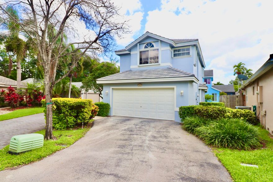 Beautifully Maintained 3BR/2.5BA Home in the highly sought-after Forest Ridge community of Davie, known for its walkability, tree-lined streets, and exceptional access to nature and everyday conveniences. Pride of ownership is evident throughout, with only two owners since construction and never rented.  Inside, enjoy an expanded family room and a gorgeous, enlarged kitchen designed for both functionality and entertaining. This kitchen offers a spacious layout with a bar ideal for hosting, ample counter space, and an extended pantry throughout. Includes a recently installed A/C system, brand-new dryer. The home includes accordion hurricane shutters, Ring alarm system, and plantation shutters.  Upstairs bedrooms are equipped with dual window treatments, including blackout curtains paired with lightfiltering panels, offering flexibility for privacy, light control, and comfort.  Step outside to a screenedin patio, perfect for relaxing or entertaining yearround, and enjoy the charm of a mature lime tree in the yard. The Forest Ridge HOA covers landscaping and provides access to community pools, offering a truly lowmaintenance lifestyle.  Perfectly situated near Tree Tops Park, this home offers immediate access to scenic trails, outdoor recreation, and green space, while remaining close to local shopping, dining, and major roadways—a rare opportunity to own a thoughtfully caredfor, moveinready home in one of Davie's most wellknown communities.