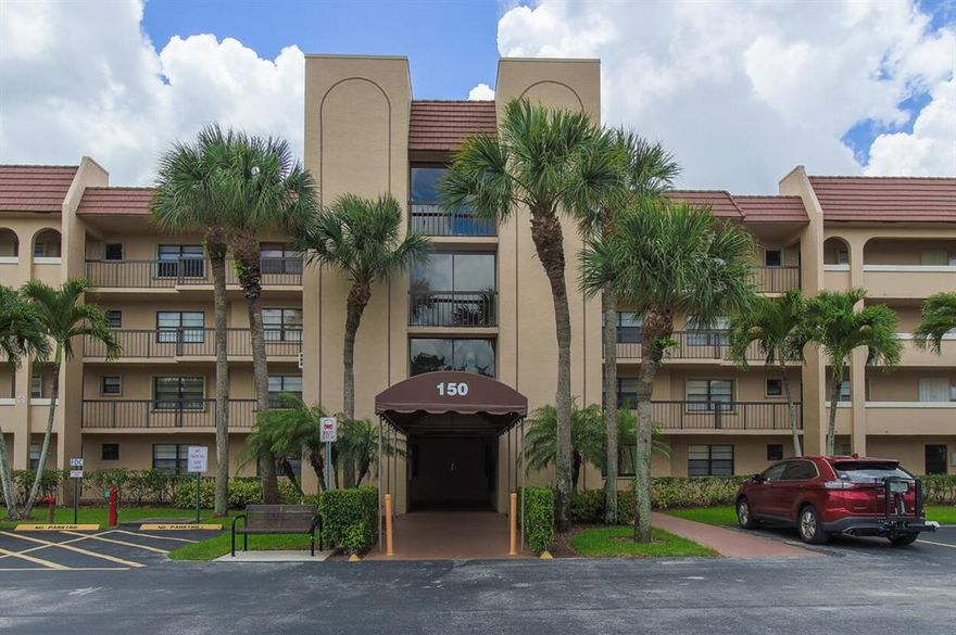 Live like you are on vacation, all year long, or make this your seasonal retreat.  Golden Lakes is an active 55+ gated community with features including a full time social director, on-site management, a great Club House, which hosts many clubs and activities, an Olympic size swimming pool, 5 satellite pools, card room, fitness center and more!  The maintenance fees cover amenities including Comcast Xfinity Cable, High speed Internet, bldg insurance, Water/Sewer, 24/7 guard gate, courtesy bus 2 days a week to grocery, malls and shops. This 2/2 condo with gorgeous water views is being sold totally furnished and turnkey. Pet friendly, one pet allowed up to 30 lbs. There's a washer and dryer inside the unit.  Bring your toothbrush!