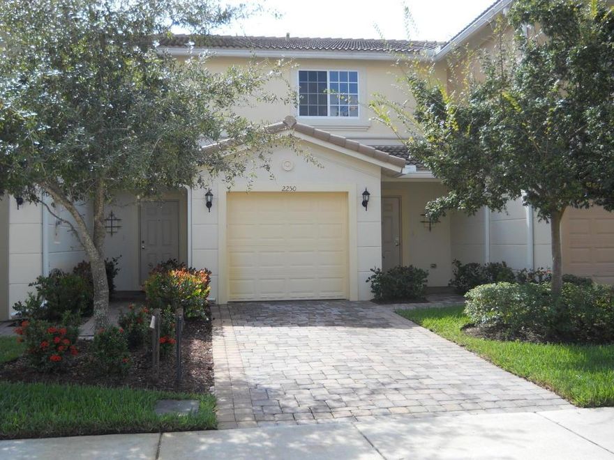 Enjoy a carefree lifestyle in this clean, upgraded townhome. Newer appliances and granite countertops. Close to I95, downtown Tradition, shopping and restaurants. This community offers a heated swimming pool, tennis and volleyball courts, clubhouse and much more! non smokers only