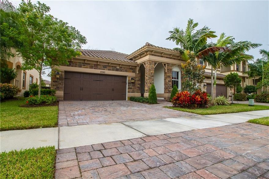 MiraLago, one of the most sought-after community in Parkland.  Eat-in chef's kitchen with granite counter tops, wood cabinets, gas cook top, double oven, Hurricane Impact windows, fenced yard and stainless appliances. Guard gated community, resort style community pool, grand clubhouse, tennis, basketball, playground and much more. A rare opportunity to own this beautiful home in Miralago. Owners relocating why pay builders fee of 1.75%.