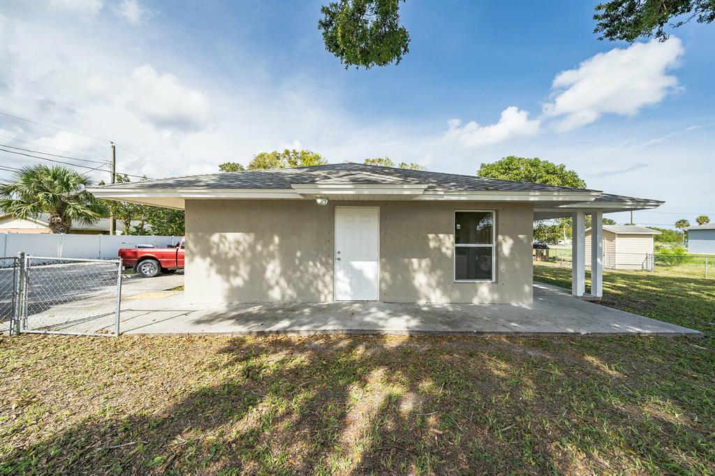 This beautifully and FULLY renovated 2 bedroom/2 bathroom home has a NEW open kitchen with granite countertops and brand NEW cabinets, NEW vinyl flooring in the living area and bedrooms, updated bathroom with new toilet and vanity! NEW ROOF and NEW AC with a Large, fenced-in backyard and a storage shed. This bright home is filled with natural light that welcomes the next small family!!! Utilities, lawn maintenance, and appliances are tenants responsibility. REQUIREMENTS: First and Last month's rent plus Security deposit is required before move-in. 1 year min lease term. Applicants must have a credit score of 600 or more and 3x income. No smoking is permitted. Pets are allowed with landlord approval and $250 Non-ref pet fee.