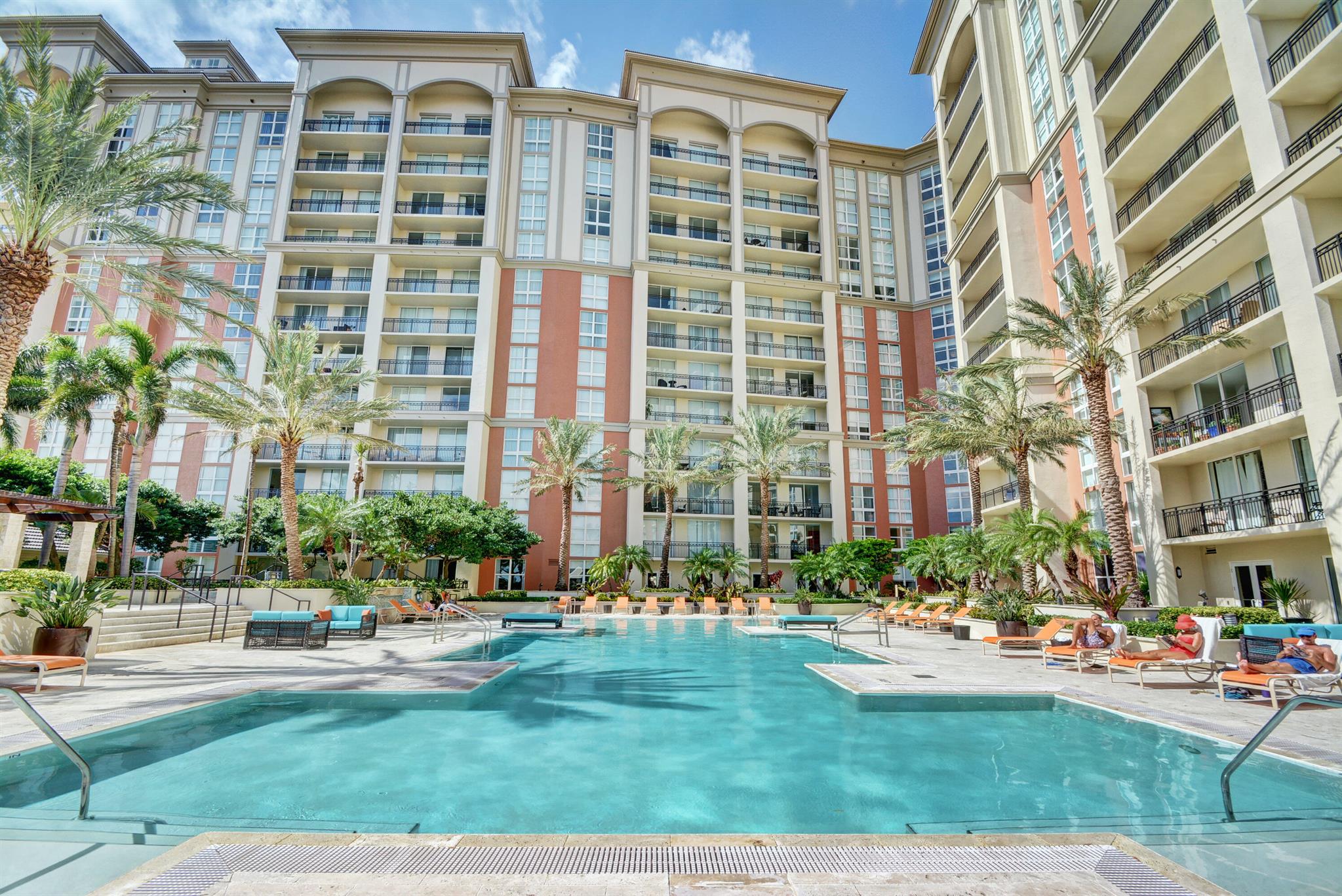 Cityplace South Tower is a 5 star luxury building in the center of downtown WPB This 2bedroom 2 bath furnished apt is available annually at $4100. p/m or seasonally at $10,000 p/m. starting September 1st.