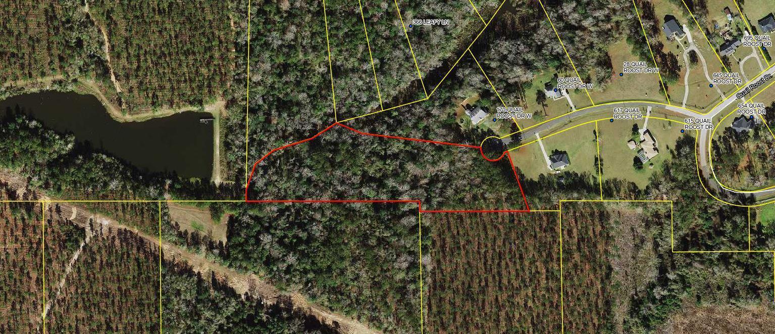 Located in the Greater Farms at Quincy this 6.9 Acre lot is ready to build your dream home. Great location at the end of a cul-de-sac.