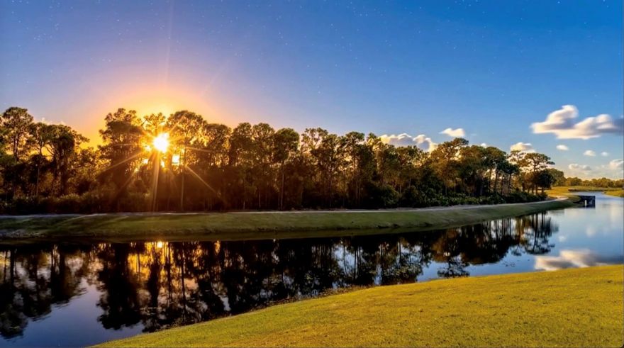 Welcome to an amazing opportunity with breathtaking sunrise views over a sparkling freshwater creek, a quiet great blue heron nesting site, and the 18th tees. With 103 feet of waterfront, this lakefront spot is ideal for your dream home. The great news? You don't need to be a club member, & you can pick from one of the approved builders. Tesoro's design guidelines offer a variety of styles, you have the freedom to create the perfect space in styles like Transitional, Coastal Modern, West Indies, or Tuscan! As a secure gated community with a friendly staffed entry, Tesoro truly feels like home. Feel free to reach out to schedule a visit to the site or to get more information about the approved builders, plans, & construction details. We can't wait to help you make your dream home a reality