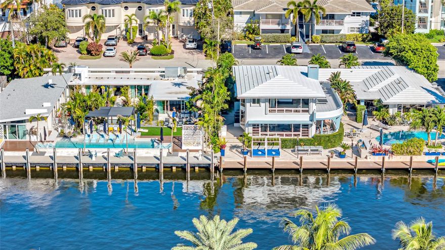 The Best investment gem in Fort Lauderdale! This sale is for two turnkey 4-plexes (8 units total) on over ½ acre with 200' of deep-water frontage (no fixed bridges) on a wide 127' canal. 13 beds 10 baths! Generates $600K+/year as a luxury short-term rental.  Each building has its own heated pool, 2 parking spaces per unit. One 4-plex was fully renovated with high-end finishes, impact glass, modern kitchens, updated baths, & designer furnishings. New concrete dock (2021). Perfect for group rentals, family retreats, or events. Zoned RM-25 with potential for luxury townhomes, condos, or future redevelopment. Rare blend of immediate income & long-term upside. Prime location near beaches, shopping, dining, golf, & top Bayview elementary school. opportunities like this are truly rare! Call today The Best Investment Gem in Fort Lauderdale — Rare Dual 4-Plex Waterfront Opportunity!Presenting an unmatched opportunity in the heart of prestigious Coral Ridge — this offering includes two fully operational 4-plexes (8 total units) spanning over ½ acre with an incredible 200 feet of deep-water frontage on a wide 127' canal, with no fixed bridges to the ocean.Currently operated as high-performing luxury short-term rentals, these properties generate over $600,000 per year in income, offering not only immediate cash flow but long-term redevelopment potential. With 13 bedrooms and 10 bathrooms across both buildings, this flexible layout accommodates everything from individual vacation renters to large groups, family reunions, wedding parties, and corporate retreats.Each 4-plex features:Its own private heated pool2 assigned parking spaces per unit (16 total)Modern central air conditioningPrivate patios and shared outdoor lounge areasLarge, open-plan living areas designed for comfort and styleOne of the buildings has undergone a complete, high-end renovation including:Impact-resistant windows and doorsDesigner tile flooring and upscale lightingModern kitchens with quartz countertops and stainless steel appliancesUpdated bathrooms with walk-in showers and contemporary finishesThoughtfully curated designer furnishings throughoutIn 2021, a new concrete dock was installed, offering 100 feet of secure dockage on a deep-water canal, perfect for accommodating large boats or yachts. Boaters will appreciate quick, unrestricted access to the Intracoastal and open ocean—no fixed bridges!Zoned RM-25, this property offers incredible redevelopment potential. Build luxury townhomes, boutique condos, or multi-family residences, capitalizing on the expansive lot size and coveted Coral Ridge location. The possibilities for value add or full-scale development are limitless.Situated just minutes from:Fort Lauderdale BeachLas Olas Boulevard’s shopping and diningGolf courses and marinasBayview Elementary School — one of the area’s top-rated public schoolsThis is more than an income-producing property — it's a rare, high-demand asset in one of Fort Lauderdale’s most desirable neighborhoods. Whether you're an investor looking for high-yield cash flow, a developer searching for waterfront land, or a buyer seeking a compound-style retreat, this is the ultimate opportunity.Why This Property Stands Out:Immediate and consistent rental income with proven performanceZoned for high-density redevelopment (RM-25)Two self-contained 4-unit buildings, each with pool and independent operationFully renovated 4-plex with impact glass and high-end interiors200' of waterfront + 100' dockage on a deep-water canal with no fixed bridgesPrime east Fort Lauderdale location with strong rental demandPotential to rent as individual units or a full 8-unit resort-like experienceOpportunities like this are truly rare in Fort Lauderdale. Own an established income machine with flexible exit strategies — operate as-is, expand, redevelop, or sell off individually. Call today for more details or to schedule a private showing. Serious investors and developers welcome.