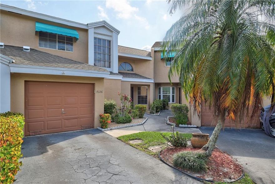 Spectacular Golf Course view 3bedroom 2.5 bathroom in On the Greens , just what your clients are looking for. This beautiful townhome is ready to move in. New roof in 2018. New kitchen and bathroom cabinets in 2018.New water heater in 2019. High-end waterproof Vinyl flooring and Master bathroom upgrades in 2019. Freshly painted interior in 2022. New complete AC installed in 2021. New washer in 2022. Vaulted ceiling in main area. Upper level has 2beds 2 bath. Master bed and bath along with half bath downstairs. Community has pool and tennis court. Golf membership is available to players. HOA approval required. Per HOA 5% down minimum required. Very important!! Plese review HOA application requirements in attachments.