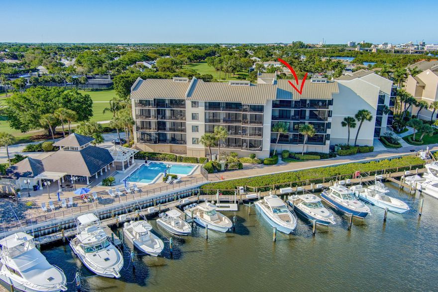 One of a kind off season  (May 1, 2026- October 31, 2026) rental available in Jonathan's Landing! This 2/2 in the waterfront Anchorage East building has everything you could need and more. The top floor unit overlooks the water and marina is the perfect place to spend the off season in Jupiter, FL. Enjoy a spacious screened in patio, updated kitchen and bathrooms, and a great living space with waterfront views. The Anchorage building provides under ground parking and a community pool situated right along the waterway.
