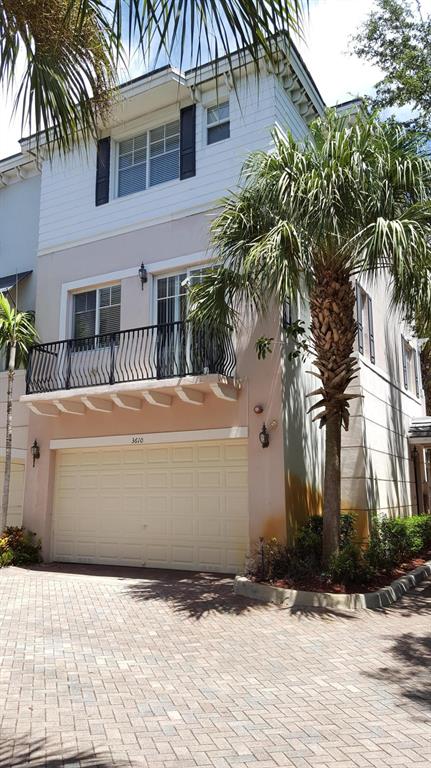 Location, Location, Location! Close to everything. Conveniently located close to FAU and Lynn Universities, Atlantic Avenue and Mizner Park. END unit and end of street. Open kitchen with granite counter tops; stainless steel appliances, 2 car garage, and ELEVATOR. Remodeled a Clubhouse with Wi-fi, Fitness Center with Brand New Peloton Bikes, Free Weights. Security Patrol, Surveillance System with 24/7 monitoring with an om-site property manager.