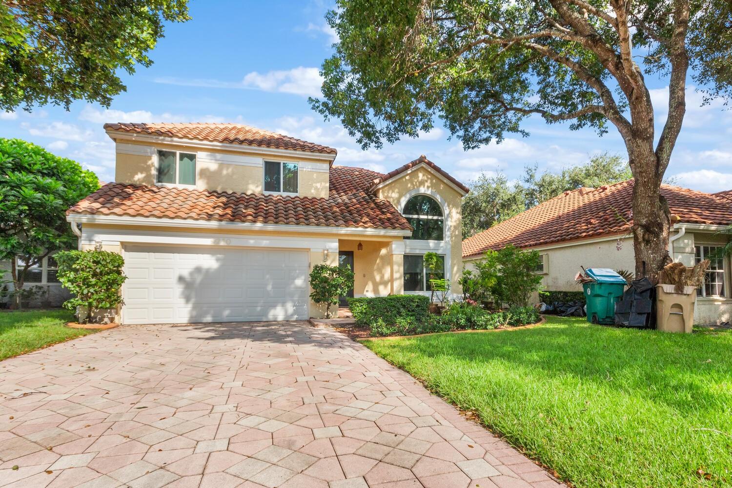 Discover this 4-bed, 2.5-bath oasis with a media/playroom in a peaceful neighborhood with A-rated schools. The open-concept design fills the space with light, creating a warm atmosphere. The gourmet kitchen, fitted with top-of-the-line appliances, is a chef's delight. Outside, a saltwater pool and a landscaped yard provide year-round relaxation. Upgrades include a 2-year-old roof, a 3-year-old AC system, impact windows, and automatic blinds, ensuring comfort and security while reducing energy bills. The master suite offers walk-in closets and a luxurious en-suite bathroom. Convenience is key with a washer/dryer included. Pool and lawn maintenance are covered. Top-tier education is within reach with nearby A-rated schools. Please do not disturb tenants; lease ends 8/31/2025.