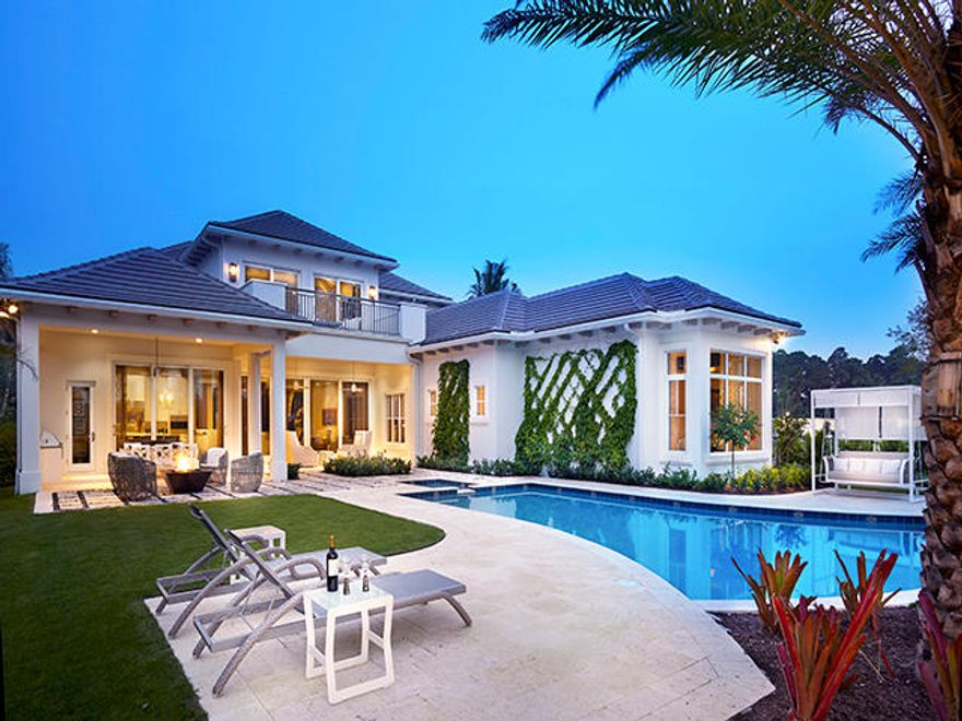 Water, water, water...the views from this lot in Admirals Cove which is accessible by water are unparalleled and is home to a 2015 brand-new, 2-story, 5-bedroom, master down, open floorplan, British West Indies-styled home designed by Mitch Kunik, President of the reknowned and award-winning architectural firm, Affiniti Architects. Prospective purchasers may view this site and be given a tour of a representive furnished model. The floorplan is equally stunning