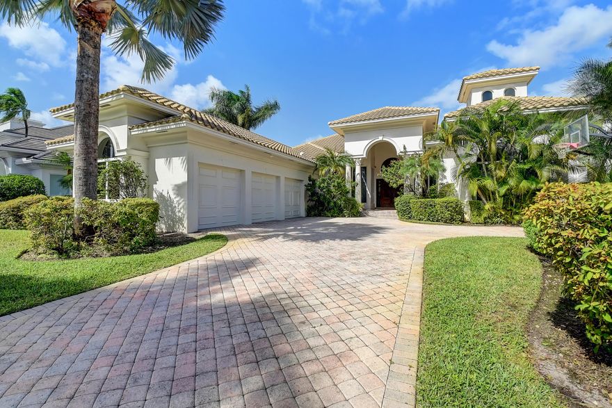 Don't miss the rare opportunity to purchase a home in Woodfield CC that features 5 bedrooms plus office, 4 full and 2 half bathrooms and a lake view....... all in a one story home! Upgrades include impact windows, 2018 roof and a white kitchen with quartz countertops and a new tile backsplash. The master bedroom is oversized with lofty ceilings and the master bathroom has separate his and hers everything!  This home has a 2 1/2 car garage and the outside is freshly painted. The generous pool and patio area over looks a shimmering lake and the summer kitchen is perfect for outdoor entertaining.   Don't miss the chance to own this gem!