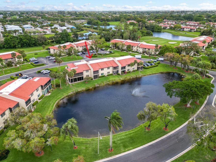 Beautiful 2nd-floor Boca Lago "The Fairways" w serene lake views & breathtaking sunsets! Enjoy your screened balcony perfect for relaxing mornings or evenings. This lovely unit features new flooring, updated primary bath, newer A/C & water heater, NEW roof & ALL assessments paid by seller, in-unit washer/dryer. Enjoy a country club lifestyle w/o mandatory membership. Amenities include three pools, pickleball, golf & park like surroundings, pool just a short walk away. Located in 24-hour guard-gated 55+ community. Lease right away, pets permitted w proper documentation, furniture is negotiable.  Decent HOA fees. Short drive to the beach situated between the Keys and Orlando! Only 2 units share this 2nd floor—adjacent unit also for sale, ideal for family or friends to move in next door!  All Disclosures attached Sellers Disclosure, Flood & LBP Disclosure, 2026 Budget, rules and regulations, bi laws, q & a, condo docs, articles of corp. https://www.bocalago.com