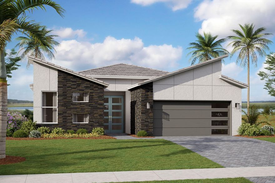 This beautiful Clarion floorplan offers 2 bedrooms, 2.5 baths, and a spacious open-concept layout designed for modern living. This thoughtfully crafted home features a welcoming foyer, a versatile study space, and a seamless flow between the kitchen, dining, and great room. The Clarion also includes a private owner's suite with a walk-in closet and a covered lanai, perfect for enjoying Florida outdoor living.
