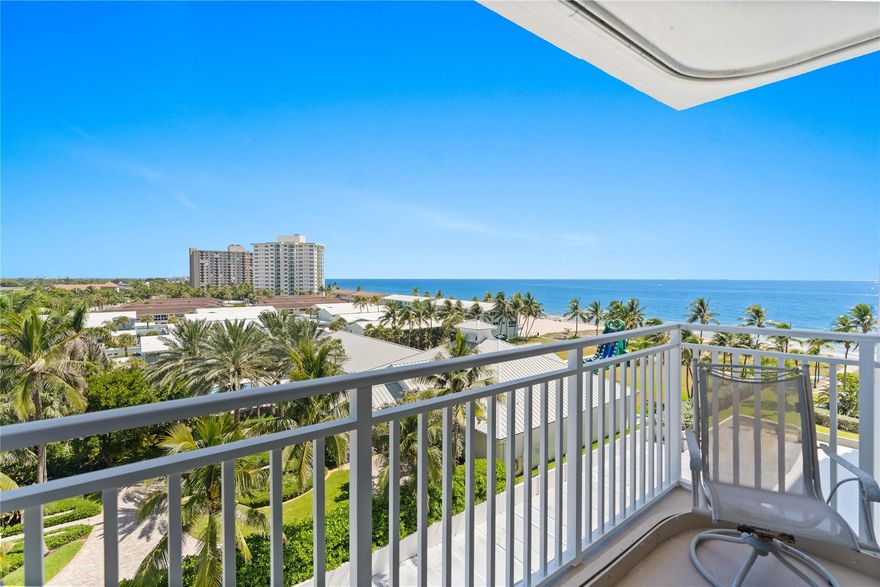 WELCOME TO SEA RANCH LAKES NORTH LIVING. This spacious unit overlooks stunning unobstructed Ocean and City views from the balcony and every room. 2 spacious Bedrooms, 2 spacious Bathrooms, washer and dryer in the unit. Located on North side of the building. The Living Area has Floor to Ceiling, Wall to Wall Hi impact windows leading to a private open balcony. Assigned covered parking. The building is Professionally Managed and Offers 24 hr. doorman, fully equipped with a BBQ area, Sauna, Card Room, Clubhouse and Fitness Center overlooking our Tropical Oasis. The pool is steps to the Beach! We hold excellent reserves and Low Maintenance HOA. Walking distance to Downtown Lauderdale by the Sea and Sea Ranch Lakes Shopping Center. Just 25 minutes to Ft. Lauderdale/Hollywood Airport.