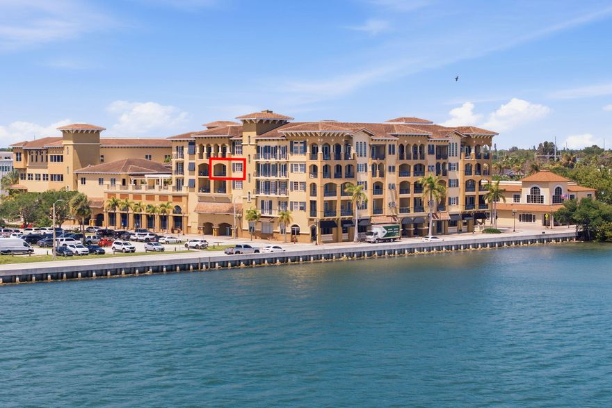 Welcome home to this mediterranean-style fourth floor unit. Renaissance on the River is a perfect getaway to ocean living. This unit embodies luxury and functionality. Enjoy picturesque views of the Indian River from your balcony.  Located in Ft. Pierce's rejuvenated downtown area, you will never be at a loss for things to do. Restaurants, theater, art galleries & the nationally acclaimed Farmer's Market all within walking distance. The unit has 2 BD, 2 BA, with a parking space in the building's secure parking gar. Large owner suite with dual sinks, shower and large walk-in closet. Rooftop pool overlooking the river, oversized entertaining patio, clubhouse, gym, sauna, billiards & indoor a/c storage space. Make this your home today!