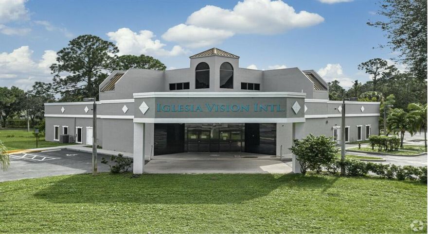 SELLER IS HIGHLY MOTIVATED!!!!!  BRING ALL REASONABLE OFFERS!!!  LARGE BUILDING PLUS DUPLEX ON 5 ACRES!Rare and highly functional property situated in the heart of Palm Beach County, close to PBI airport, I-95,  and the FL Turnpike.  Endless possibilities for 5 acres currently with an existing church building and a duplex.  This property will EASILY CONVERT to an adult care/assisted living facility, cultural arts center, charter/private school,  plant nursery facility, townhome/duplex/villa or single-family custom home development.Water, power, parking and totally cleared space, in addition to an existing parking lot, is just waiting for the right owner with the right kind of vision.  Zoned RM-2, City of Greenacres.  Don't miss this opportunity!  Pre-Inspected and READY!