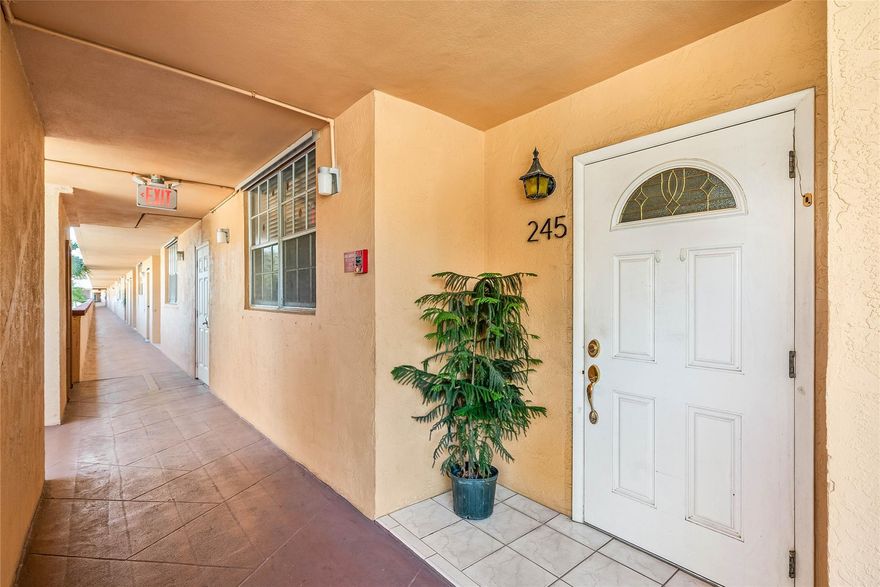 Positioned on the desirable east side of LHP Plaza, this 2-bed, 2-bath residence offers an original layout with solid bones and excellent potential. The unit features a 2021 AC, a screened patio overlooking the pool, and a functional split bedroom plan with generous closet space. The kitchen and baths remain in original condition, presenting a great opportunity for a buyer to update to their taste. Enjoy close proximity to the elevator, laundry, and community amenities including a heated pool, fitness center, and shuffleboard. The community also offers dockage when available, providing ocean access for boaters. Adjacent to Dan Witt Park and just minutes from Deerfield’s Blue Wave Award-winning beach, dining, and shopping.