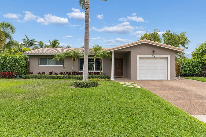 Fully Remodeled 3BD/2BA Pool Home in East Boca — Move-In Ready! This beautifully updated East Boca gem checks every box. BRAND-NEW ROOF being installed next week, in-ground heated pool, and a flexible third bedroom with Murphy bed — perfect as a guest room or home office. The open layout features modern finishes throughout, an updated kitchen, and two fully renovated bathrooms. Out back, enjoy your private heated pool oasis in a fully fenced yard, plus a powered storage shed ideal for a workshop or extra space. Location is unbeatable — minutes to Mizner Park, the beach, top shopping, and some of Boca's best restaurants. East Boca living at its finest. Furniture Negotiable!