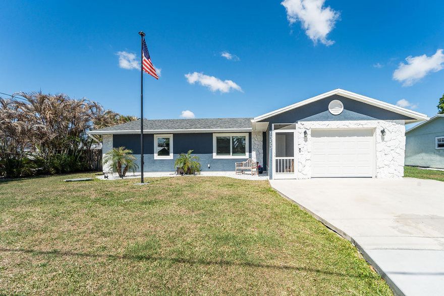 Beautifully remodeled 3-bedroom, 2-bath pool home featuring an open floor plan perfect for modern living. The updated kitchen includes granite countertops and stainless-steel appliances, and the buyer will install a brand-new stainless-steel refrigerator prior to closing. Home has impact windows and doors .Enjoy outdoor living with a private pool surrounded by pavers and a large backyard ideal for entertaining or relaxing. Additional upgrades include new gutters and extensive interior renovations throughout. Move-in ready and designed for comfort, style, and convenience—don't miss this opportunity to own a beautifully updated home with great indoor and outdoor space with a storage shed .