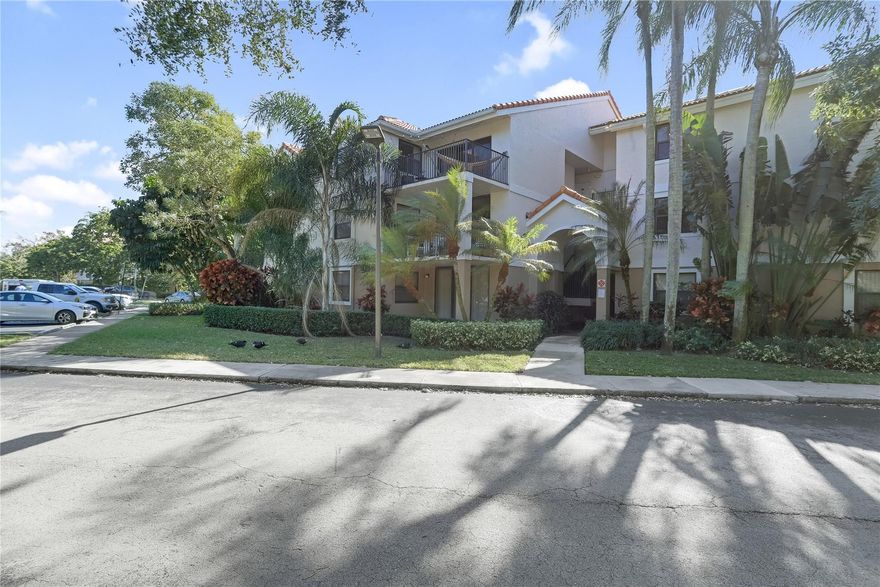 Excellent location, amenities, and price! This well-maintained resort-style condominium is conveniently located near main roads. This 2 bedroom 2 bathroom condo is currently rented by very responsible tenants who have lived there for 1 years. The buyer must assume the existing lease agreement Lease end June 2026. Enjoy amenities including a sparkling pool and hot tub, gym, rentable clubhouse, pet park, and playground. The community is well-maintained with on-site management for peace of mind. Ideally located near Publix, Walgreens, dining, Broward Mall, Sawgrass Mills, and with quick access to I-595, I-95, the Turnpike, and I-75. See Broker's Remarks for additional information.