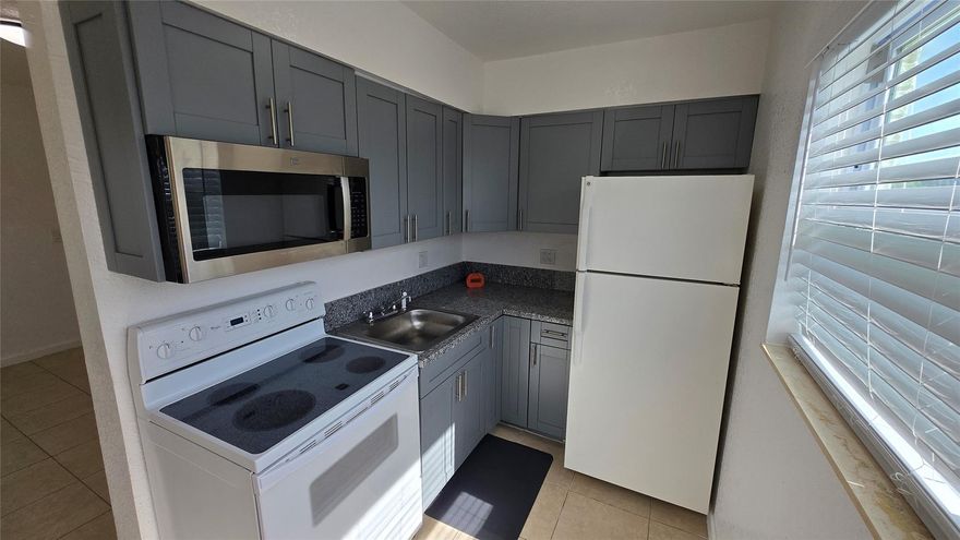 PAY ONLY 1 MONTH + $2000 DEPOSIT TO MOVE IN ! Corner unit located on the second floor featuring 1 bedroom and 1 bathroom. Freshly painted, renovated kitchen, located in a very quiet complex. Situated in a highly sought-after location, great schools, easy access to the highways, restaurants, shopping, and much more. NO ASSOCIATION, landlord approval within 24-48 hours. No minimum credit score is required, but a clear background with no eviction history. This property is truly 'Move-In-Ready' Don't miss out on the opportunity.
