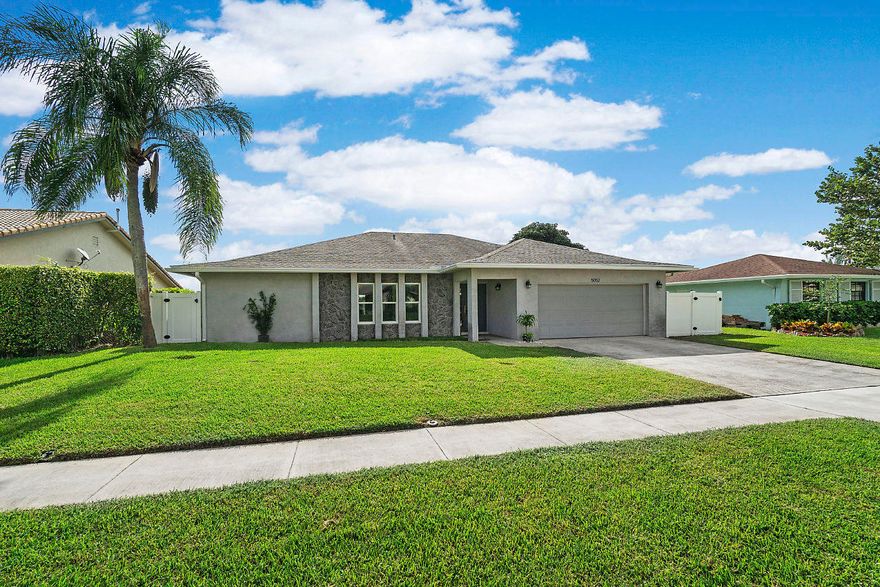 Rare Opportunity to own a well maintained home on the Lake in desirable Springhill.  It has been more than 3 years since a lakefront home has been available in this community.  All new hurricane impact windows and sliding doors recently installed.  Large fully fenced backyard is great for entertaining and lots of room for your pets to roam.  Perfect for Florida's outdoor lifestyle.  Imagine enjoying your morning cup of coffee on the screened lanai or end your day with a glass of wine to relax and unwind after a long day while gazing at the serene lake.  It doesn't get much better than this!  Popular split bedroom plan with lovely wood laminate flooring and ceramic tile throughout. Very low HOA at $275.00 a year is another plus.  Just add your personal touches to make this home your own.