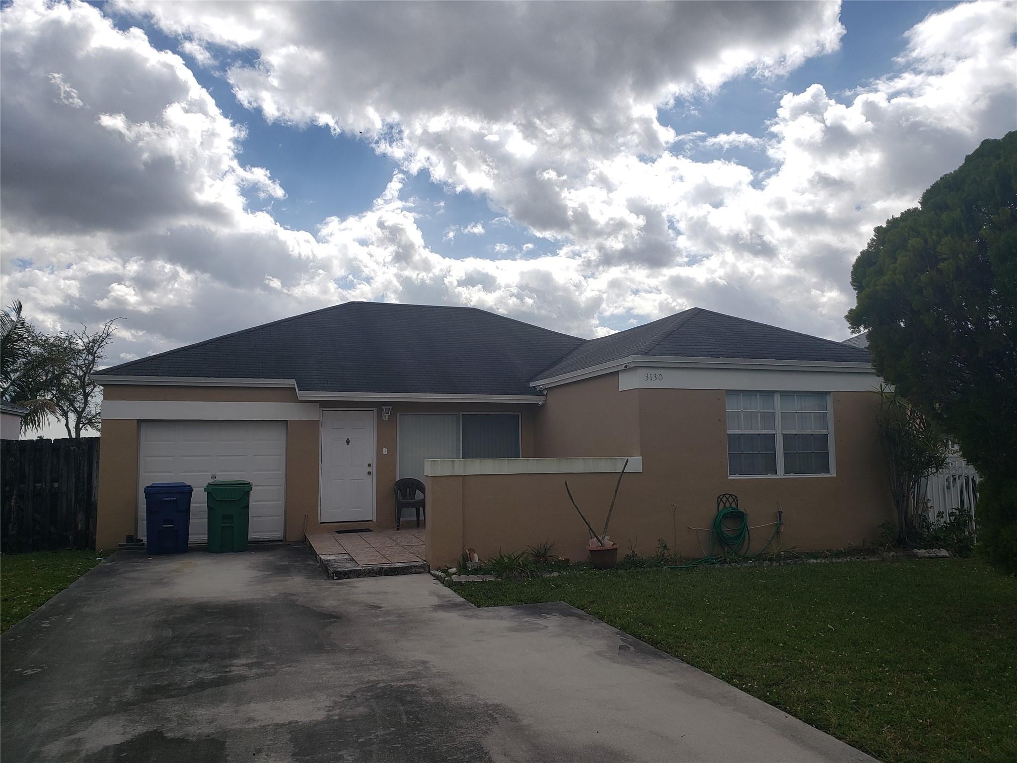 MIAMI GARDENS-----"RIVERVIEW ESTATES"------3 BEDROOMS----2 BATHS----1 CAR GARAGE----LAKEFRONT----SPLIT BEDROOM PLAN---VAULTED CEILINGS------ALL APPLIANCES WITH WASHER AND DRYER-----UPDATED REFRIGERATOR-----FENCED YARD------OPEN PORCH ----LIVING/DINING ROOM COMBO WITH VAULTED CEILINGS------SPLIT BEDROOM PLAN------STORM PANELS----LOW HOA FEE $55 PER MONTH-----LOCATED JUST MINUTES FROM ALL MAJOR ROADS----SCHOOLS-----PARKS-----SHOPPING-----RESTAURANTS----HARD ROCK STADIUM---ENTERTAINMENT VENUES----CASINOS---AND THE BEACHES-----SOLD AS IS WITH RIGHT TO INSPECT-----SHOWN BY APPOINTMENT-------------PRESENT OFFERS!